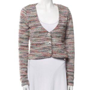 Majorelle Knit Cropped Cardigan